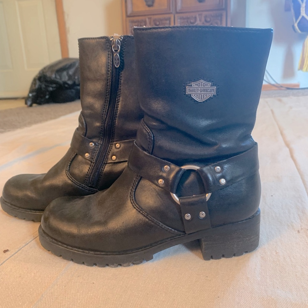 Harley Davidson boots size 6 1/2 W